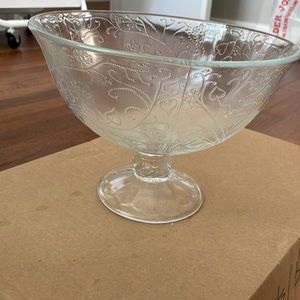 Southern Living at Home Victoria Pressed Glass Compote Bowls